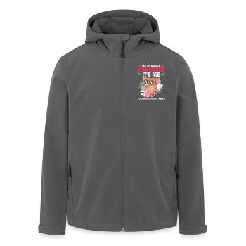 Pitbull - Veste softshell homme en polyester recyclé Stanley/Stella - charbon - Devant - AI Model Male 185 light (185cm)