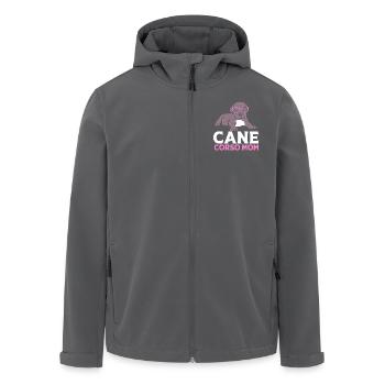 Cane Corso - Recycelte Männer Softshell-Jacke von Stanley/Stella - Anthrazit - Vorne - AI Model Male 185 light (185cm)