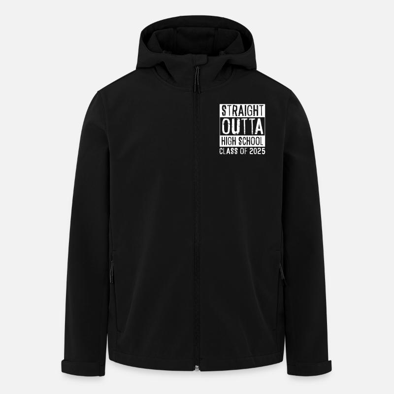 Klasse von 2025 - Recycelte Männer Softshell-Jacke von Stanley/Stella - Schwarz
