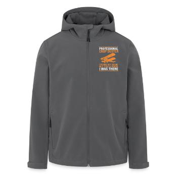 Crop Duster Airplane Pilot - Men’s Recycled Softshell Jacket by Stanley/Stella - black - Front - AI Model Male 185 light (185cm)