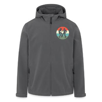 Danse carrée - Veste softshell homme en polyester recyclé Stanley/Stella - noir - Devant - AI Model Male 185 light (185cm)