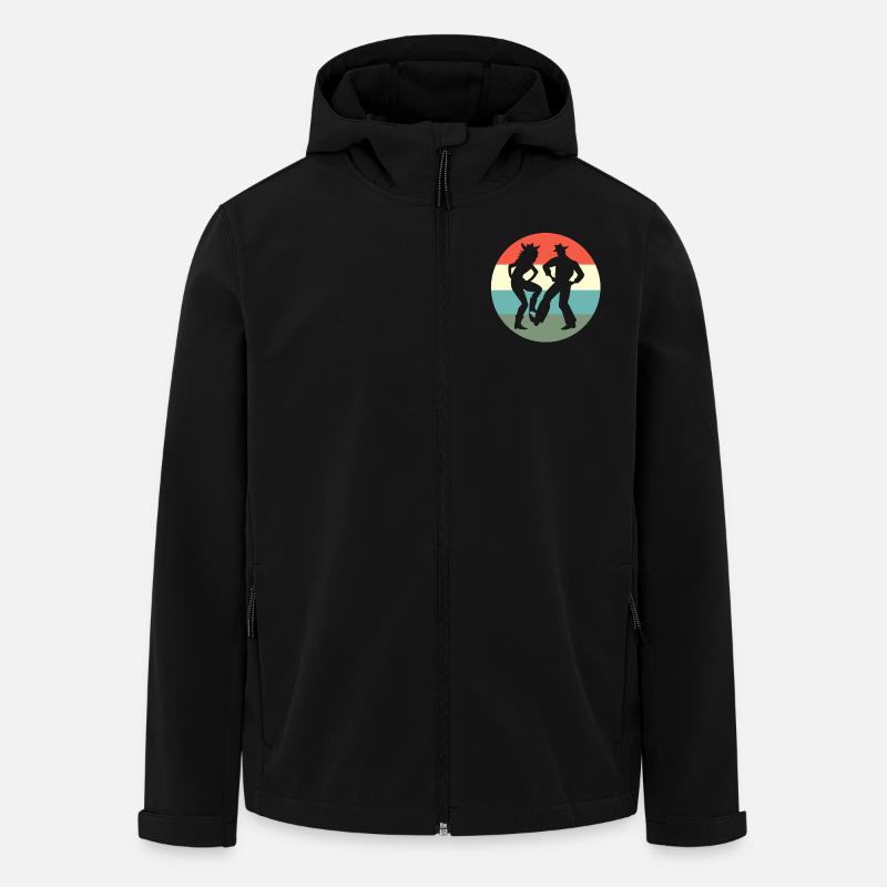 Square Dance - Recycelte Männer Softshell-Jacke von Stanley/Stella - Schwarz