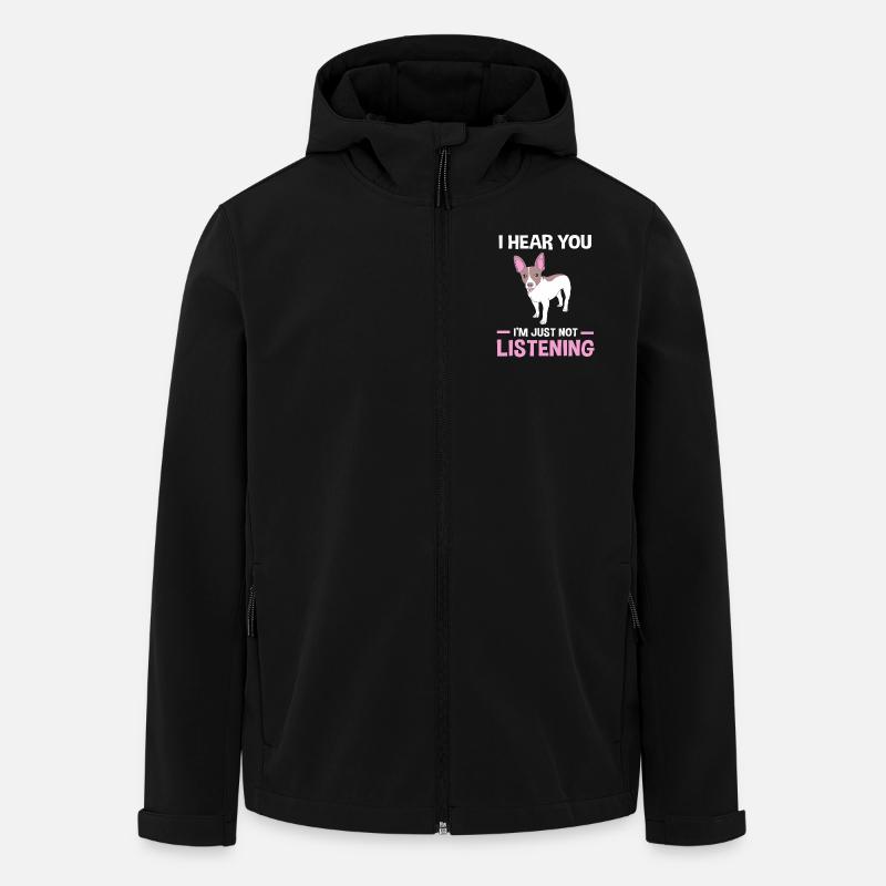 Rat Terrier - Men’s Recycled Softshell Jacket by Stanley/Stella - black
