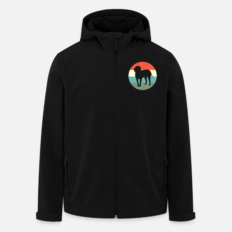Redbone Coonhound - Men’s Recycled Softshell Jacket by Stanley/Stella - black