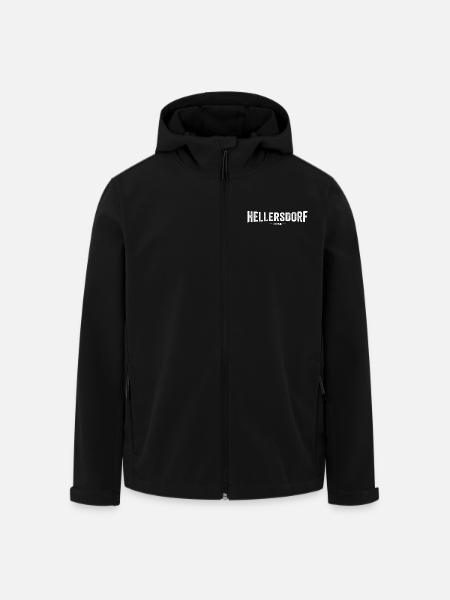 Hellersdorf Ostberlin - Recycelte Männer Softshell-Jacke von Stanley/Stella - Schwarz