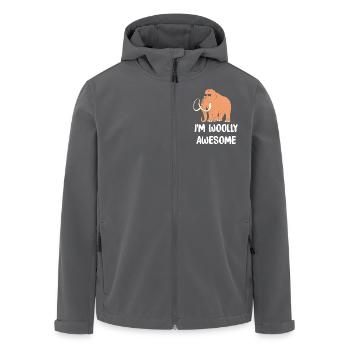 Mammouth - Veste softshell homme en polyester recyclé Stanley/Stella - noir - Devant - AI Model Male 185 light (185cm)