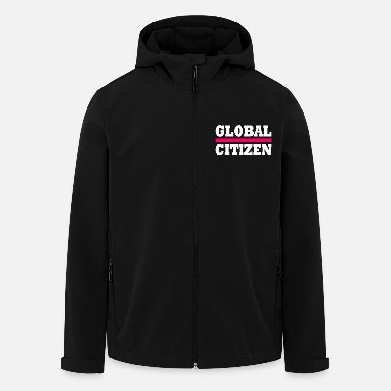 global citizen - Veste softshell homme en polyester recyclé Stanley/Stella - noir