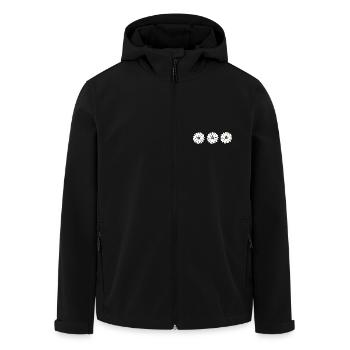 Cadeau pour la fête des mères : Idée de cadeau pour la fête des mères - Veste softshell homme en polyester recyclé Stanley/Stella - noir - Devant - AI Model Male 185 light (185cm)