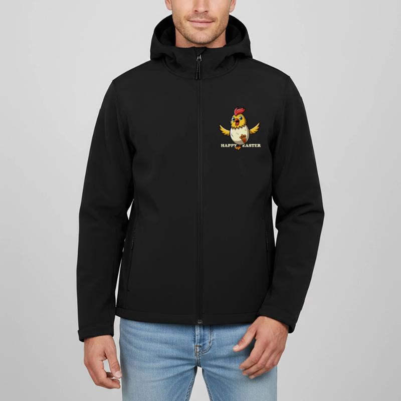 Happy Easter - Easter Chicken - Easter Egg - Gift Men’s Recycled Softshell Jacket by Stanley/Stella