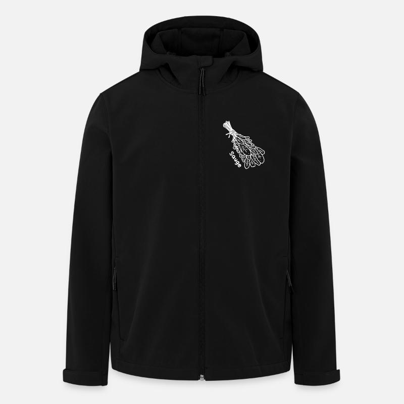 Bündel Salbei - Recycelte Männer Softshell-Jacke von Stanley/Stella - Schwarz