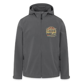 Millésime 1999 Vintage Rétro Cadeau d’anniversaire - Veste softshell homme en polyester recyclé Stanley/Stella - noir - Devant - AI Model Male 185 light (185cm)