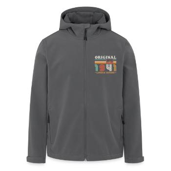 1941 Vintage Rétro Cadeau Anniversaire - Veste softshell homme en polyester recyclé Stanley/Stella - noir - Devant - AI Model Male 185 light (185cm)