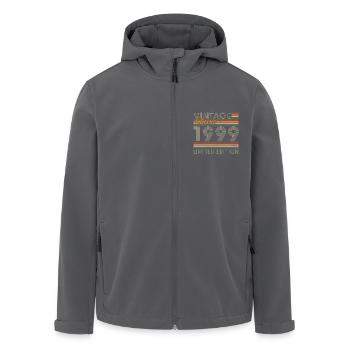 1999 Vintage Rétro Cadeau d’anniversaire - Veste softshell homme en polyester recyclé Stanley/Stella - noir - Devant - AI Model Male 185 light (185cm)
