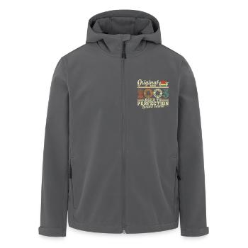 20 Jahre 2005 Vintage Retro Geburtstagsgeschenk - Recycelte Männer Softshell-Jacke von Stanley/Stella - Schwarz - Vorne - AI Model Male 185 light (185cm)