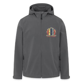 18 Jahre Geburtstagsgeschenk aus dem Jahr 2007 - Recycelte Männer Softshell-Jacke von Stanley/Stella - Schwarz - Vorne - AI Model Male 185 light (185cm)