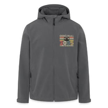 20 Jahre 2005 Vintage Retro Geburtstagsgeschenk - Recycelte Männer Softshell-Jacke von Stanley/Stella - Schwarz - Vorne - AI Model Male 185 light (185cm)