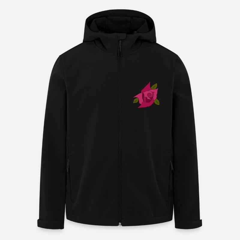 Saint-Valentin, Saint-Valentin, Saint-Valentin - Veste softshell homme en polyester recyclé Stanley/Stella - noir
