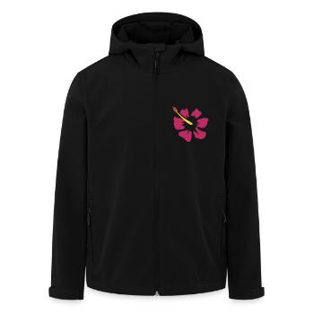 Muttertags Geschenk Mutter Muttertag Geschenkidee  - Recycelte Männer Softshell-Jacke von Stanley/Stella - Schwarz - Vorne - AI Model Male 185 light (185cm)