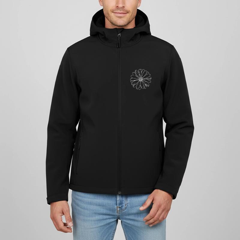 Fleur Blanche Fleurs Blanches Fleurs Blanches Fleurs Blanches Veste softshell homme en polyester recyclé Stanley/Stella