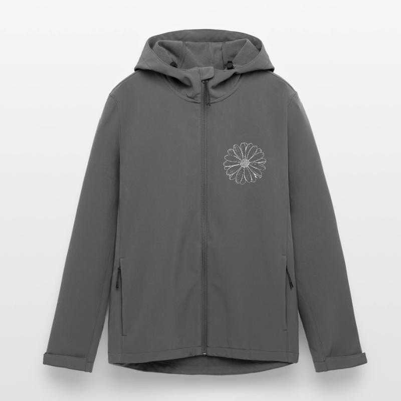 Fleur Blanche Fleurs Blanches Fleurs Blanches Fleurs Blanches Veste softshell homme en polyester recyclé Stanley/Stella