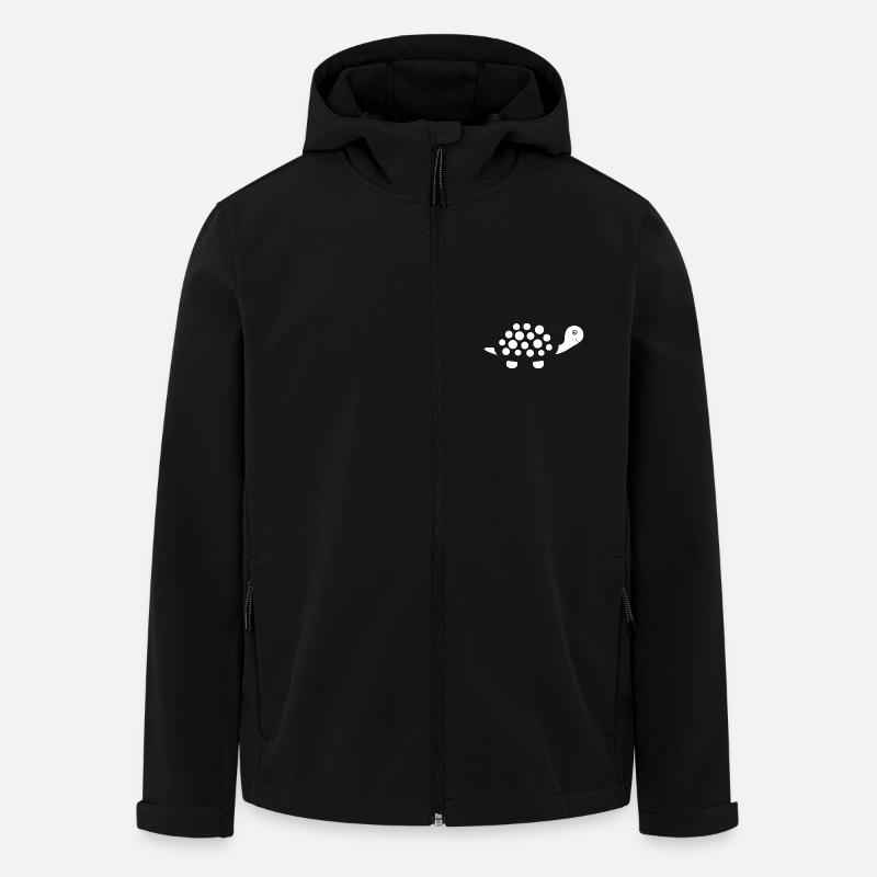 Turtle Turtles - Men’s Recycled Softshell Jacket by Stanley/Stella - black