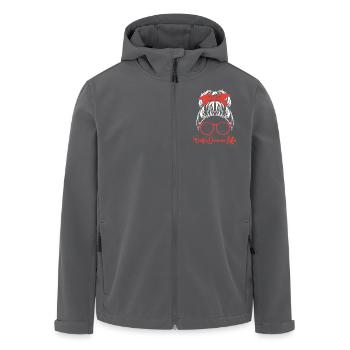 Schulbusfahrer Schulbus - Recycelte Männer Softshell-Jacke von Stanley/Stella - Anthrazit - Vorne - AI Model Male 185 light (185cm)