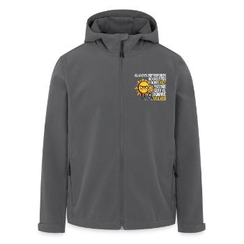PEU IMPORTE À QUEL POINT VOTRE JOURNÉE EST LAIDE, VOUS ÊTES PLUS LAID - Veste softshell homme en polyester recyclé Stanley/Stella - noir - Devant - AI Model Male 185 light (185cm)