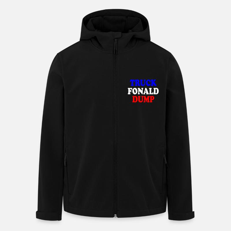 truck fonald dump - Recycelte Männer Softshell-Jacke von Stanley/Stella - Schwarz