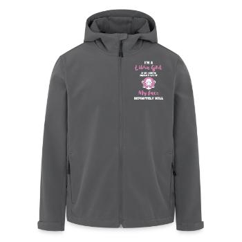 Sternzeichen Waage - Recycelte Männer Softshell-Jacke von Stanley/Stella - Anthrazit - Vorne - AI Model Male 185 light (185cm)