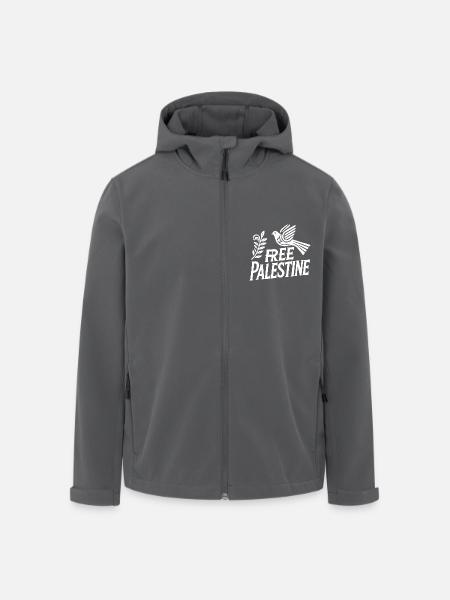 Free palestine - Men’s Recycled Softshell Jacket by Stanley/Stella - black