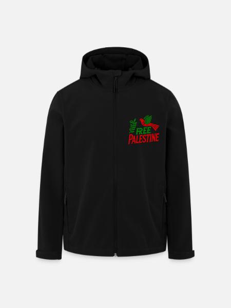 Free palestine - Men’s Recycled Softshell Jacket by Stanley/Stella - black