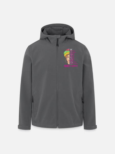 Sternzeichen Widder - Recycelte Männer Softshell-Jacke von Stanley/Stella - Schwarz