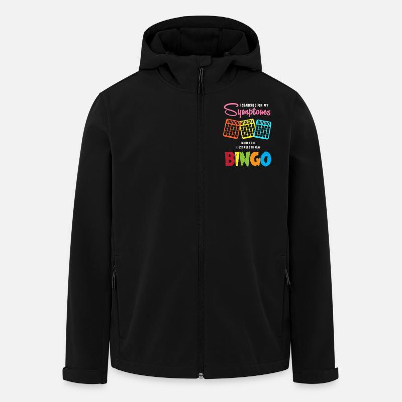 Bingo - Recycelte Männer Softshell-Jacke von Stanley/Stella - Schwarz