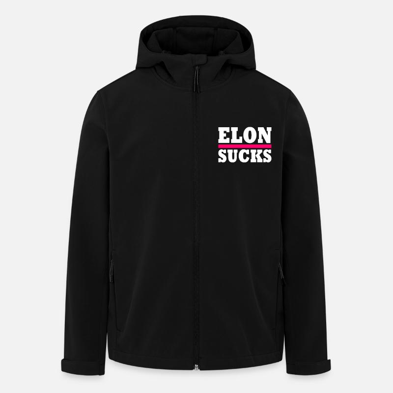 Elon sucks - Men’s Recycled Softshell Jacket by Stanley/Stella - black