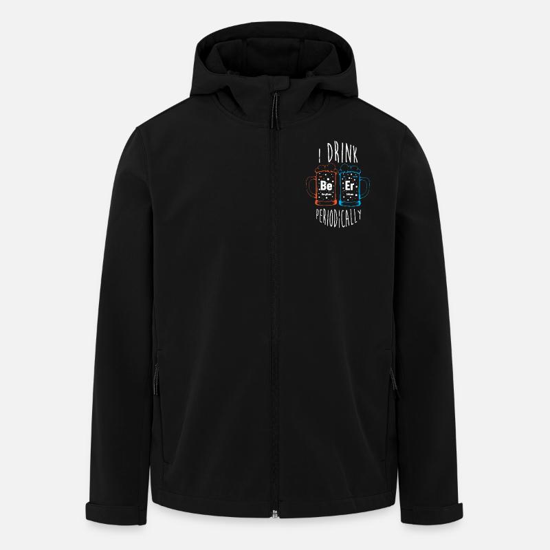 Periodic table - Men’s Recycled Softshell Jacket by Stanley/Stella - black