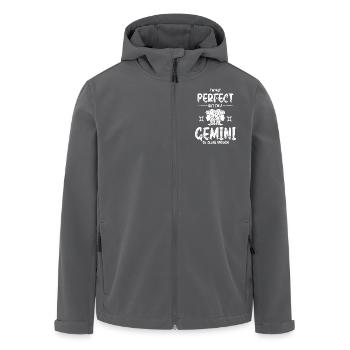 Sternzeichen Zwilling - Recycelte Männer Softshell-Jacke von Stanley/Stella - Schwarz - Vorne - AI Model Male 185 light (185cm)