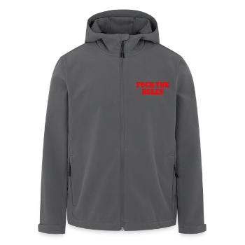 Fuck the rules - Recycelte Männer Softshell-Jacke von Stanley/Stella - Schwarz - Vorne - AI Model Male 185 light (185cm)