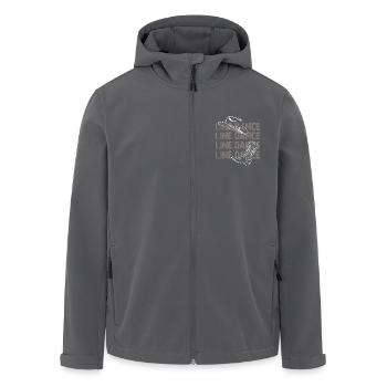Line Dance Zeit Line Dancing Tanzen - Recycelte Männer Softshell-Jacke von Stanley/Stella - Schwarz - Vorne - AI Model Male 185 light (185cm)