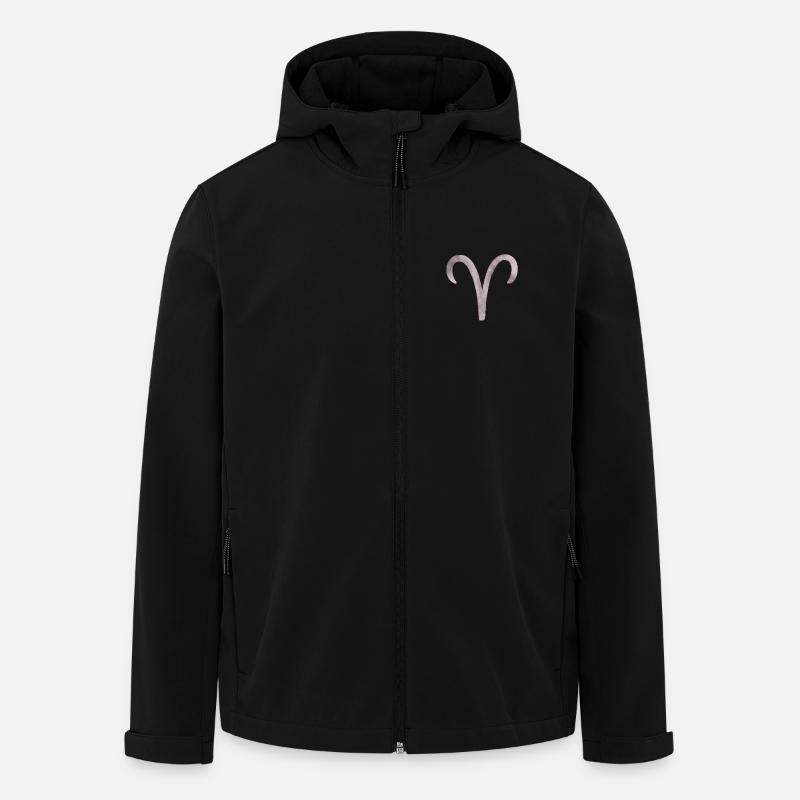 Ram - Men’s Recycled Softshell Jacket by Stanley/Stella - black