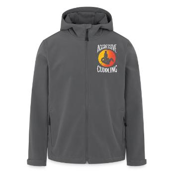 Jiu Jitsu Selbstverteidigung - Recycelte Männer Softshell-Jacke von Stanley/Stella - Anthrazit - Vorne - AI Model Male 185 light (185cm)