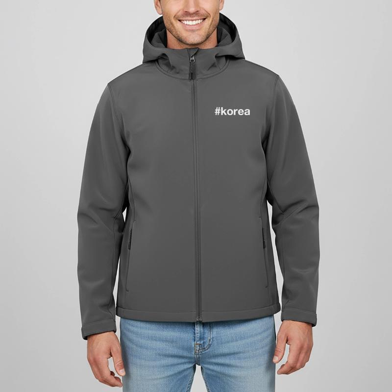CORÉE Hashtag Veste softshell homme en polyester recyclé Stanley/Stella