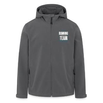 Running Team - Recycelte Männer Softshell-Jacke von Stanley/Stella - Schwarz - Vorne - AI Model Male 185 light (185cm)
