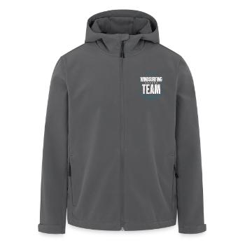 Windsurfing Team - Recycelte Männer Softshell-Jacke von Stanley/Stella - Schwarz - Vorne - AI Model Male 185 light (185cm)
