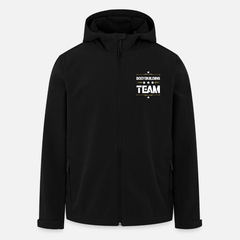 Bodybuilding Team - Men’s Recycled Softshell Jacket by Stanley/Stella - black