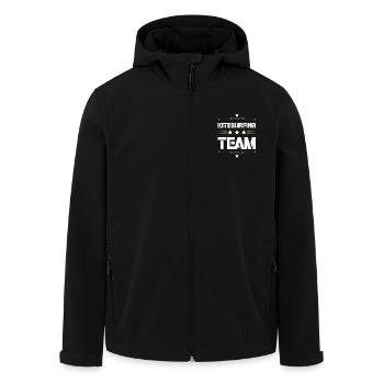 Équipe de kitesurf - Veste softshell homme en polyester recyclé Stanley/Stella - noir - Devant - AI Model Male 185 light (185cm)