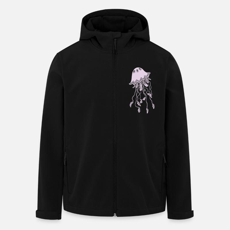 Jellyfish - Men’s Recycled Softshell Jacket by Stanley/Stella - black