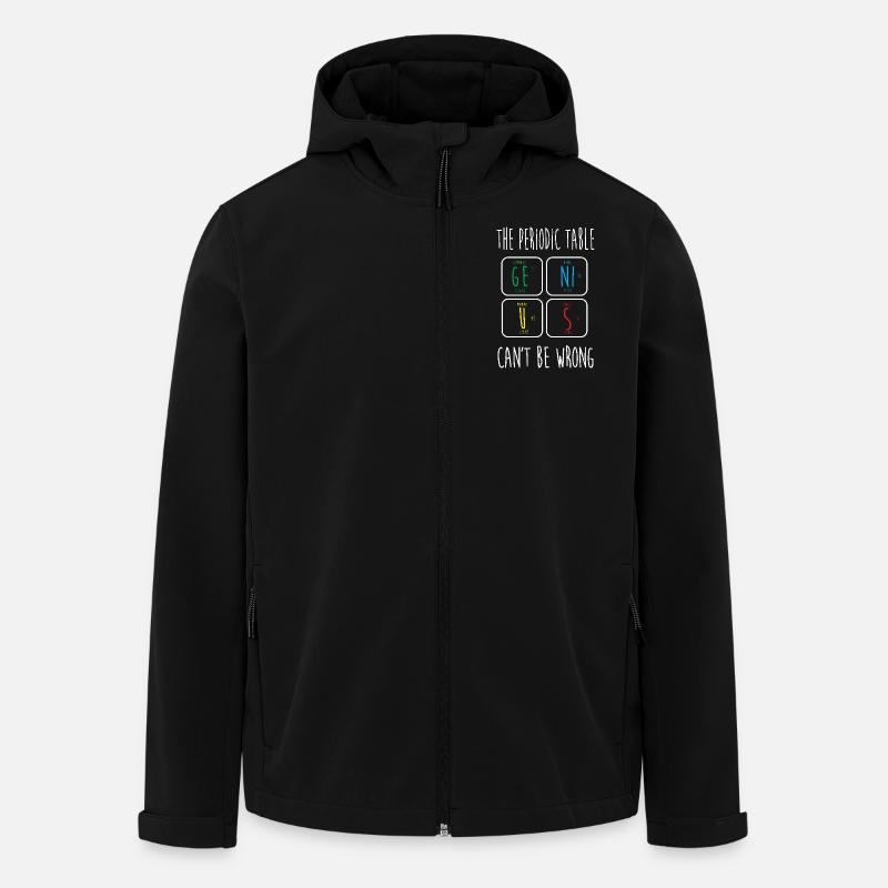 Periodensystem - Recycelte Männer Softshell-Jacke von Stanley/Stella - Schwarz