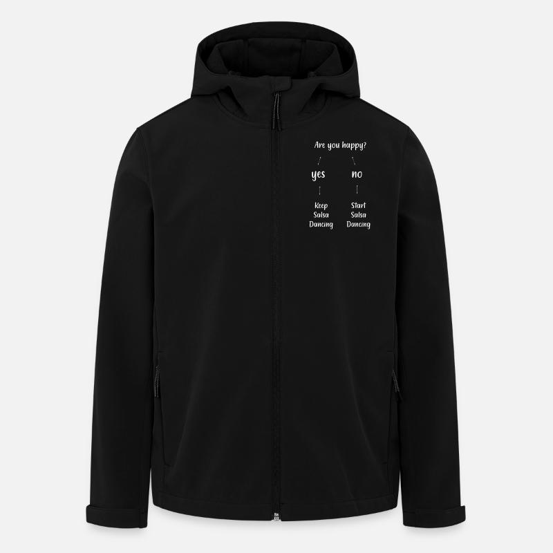 Salsa Tänzer Tänzerin - Recycelte Männer Softshell-Jacke von Stanley/Stella - Schwarz