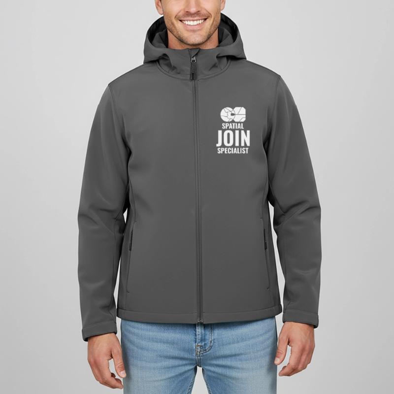 Spatial Join GIS Data Analyst Mapping Expert Men’s Recycled Softshell Jacket Discoverer by Stanley/Stella