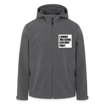 i bought this before elon went crazy - Recycelte Männer Softshell-Jacke von Stanley/Stella - Schwarz - Vorne - AI Model Male 185 light (185cm)